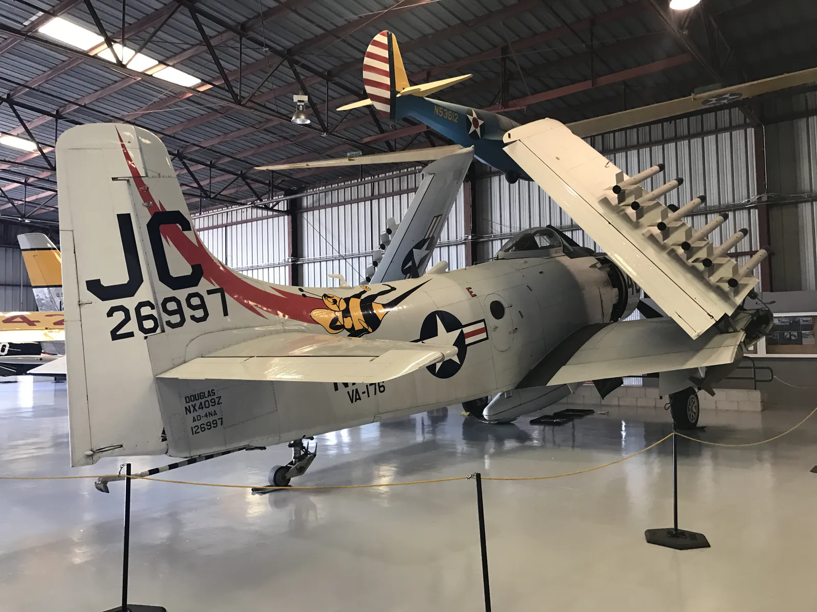 Douglas AD 4NA Skyraider Front