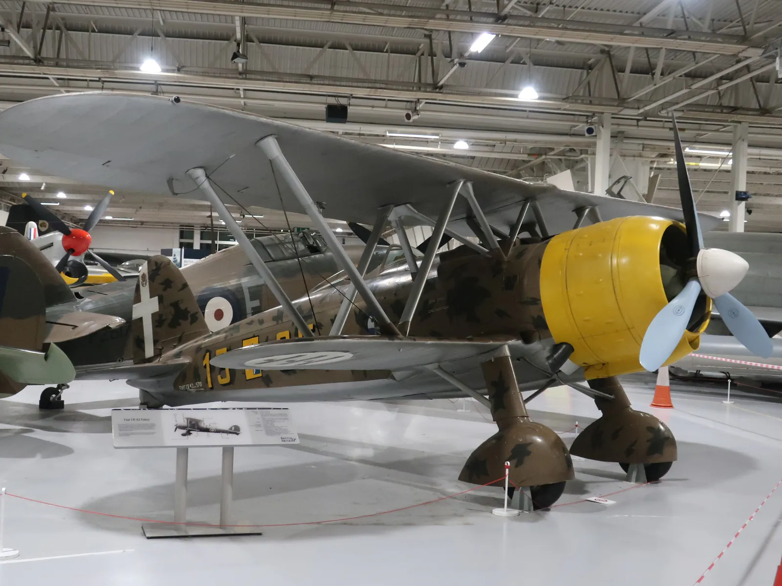 Fiat CR.42 Falco (MM5701 13 95) Front