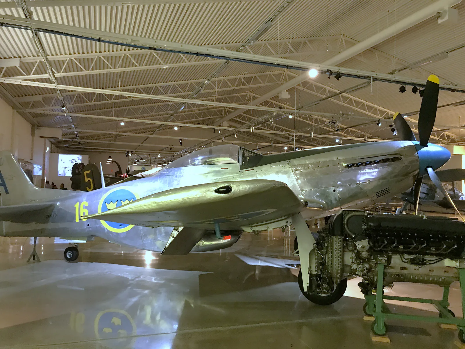 North American P 51D Mustang (J 26) Front