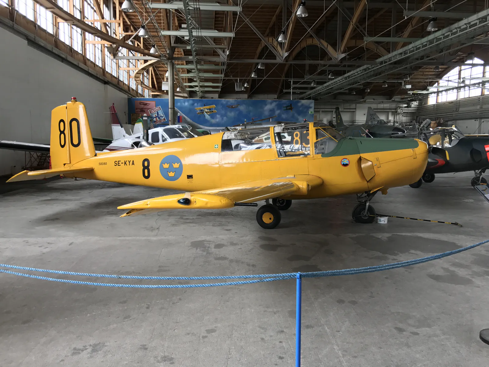 SAAB 91C Safir (Sk 50C, 50080 SE KYA) Front