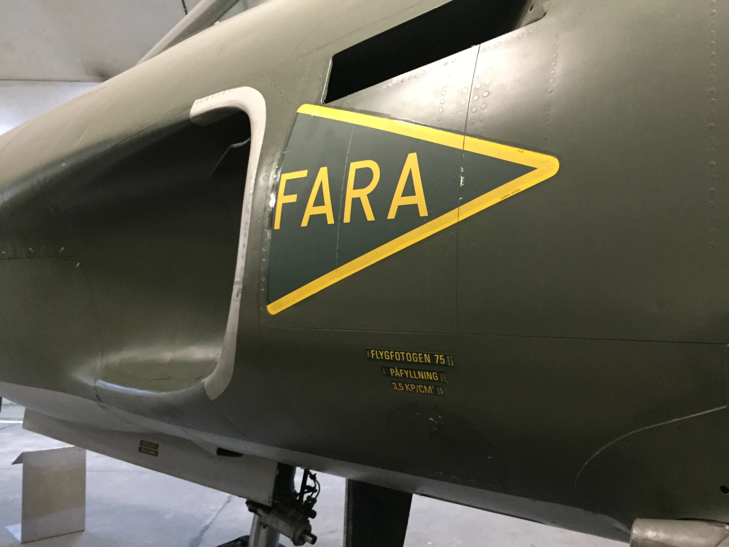 SAAB J32E LansenFuselage