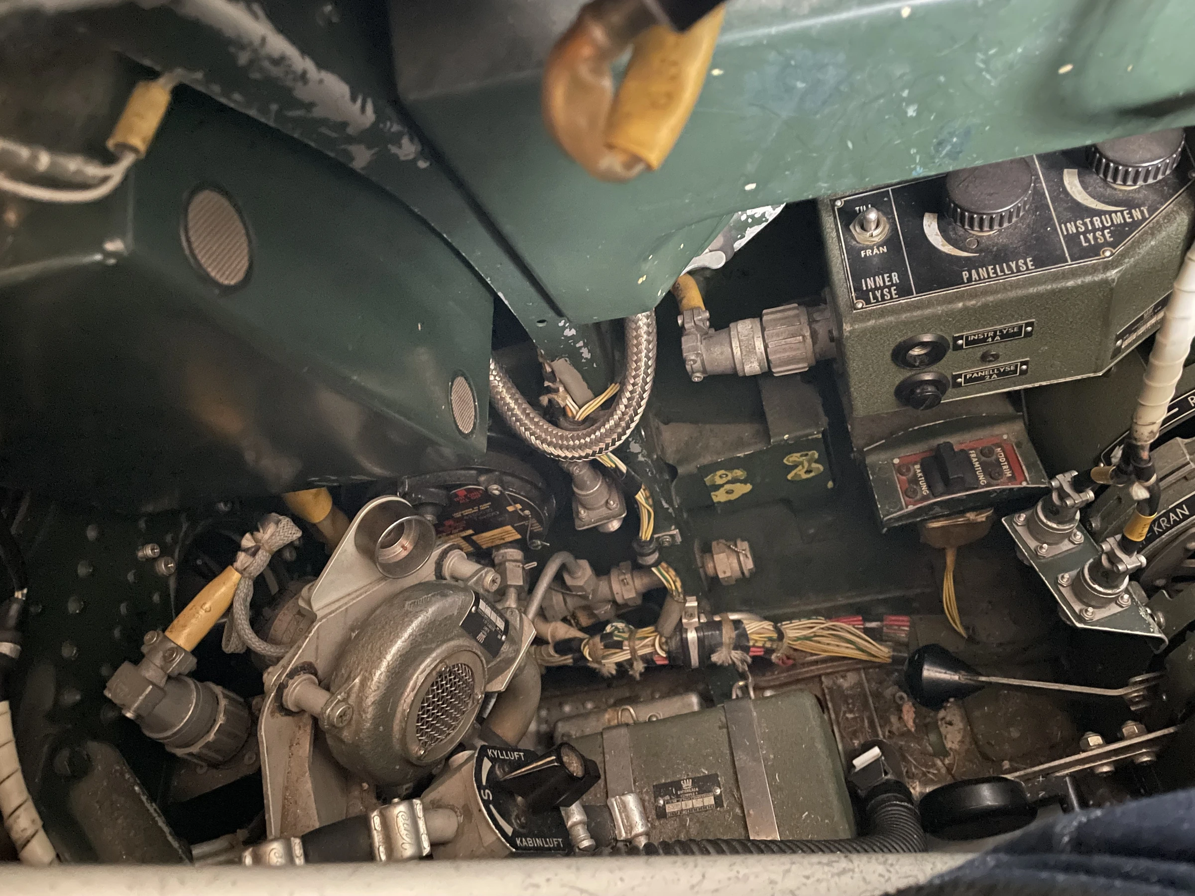 SAAB J35 Draken Cockpit