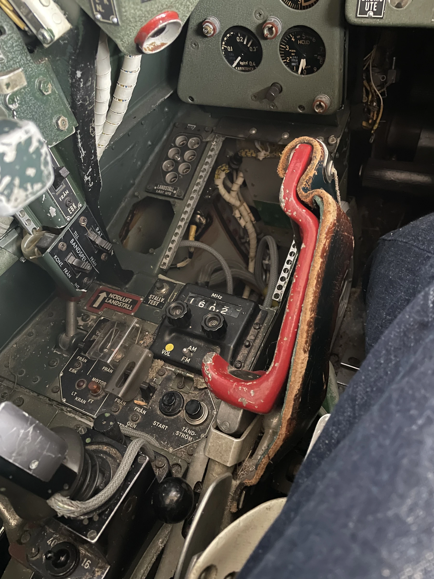SAAB J35 Draken Cockpit