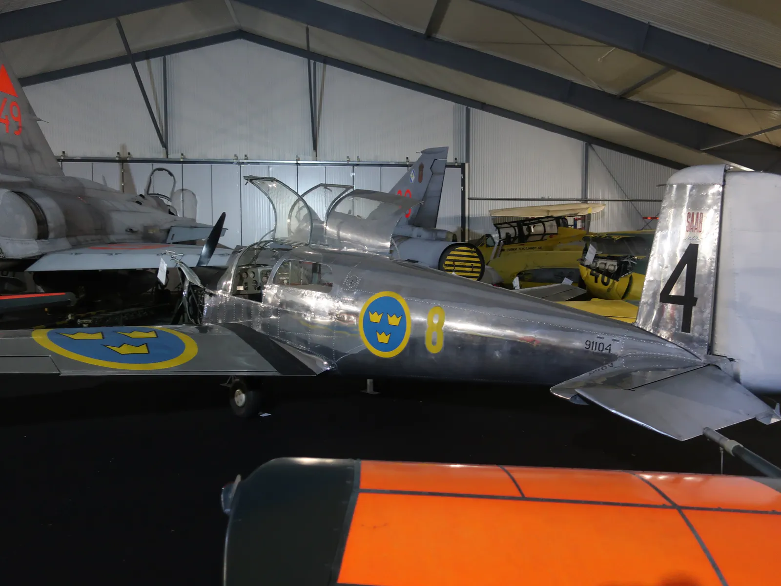 Saab 91A Safir Front