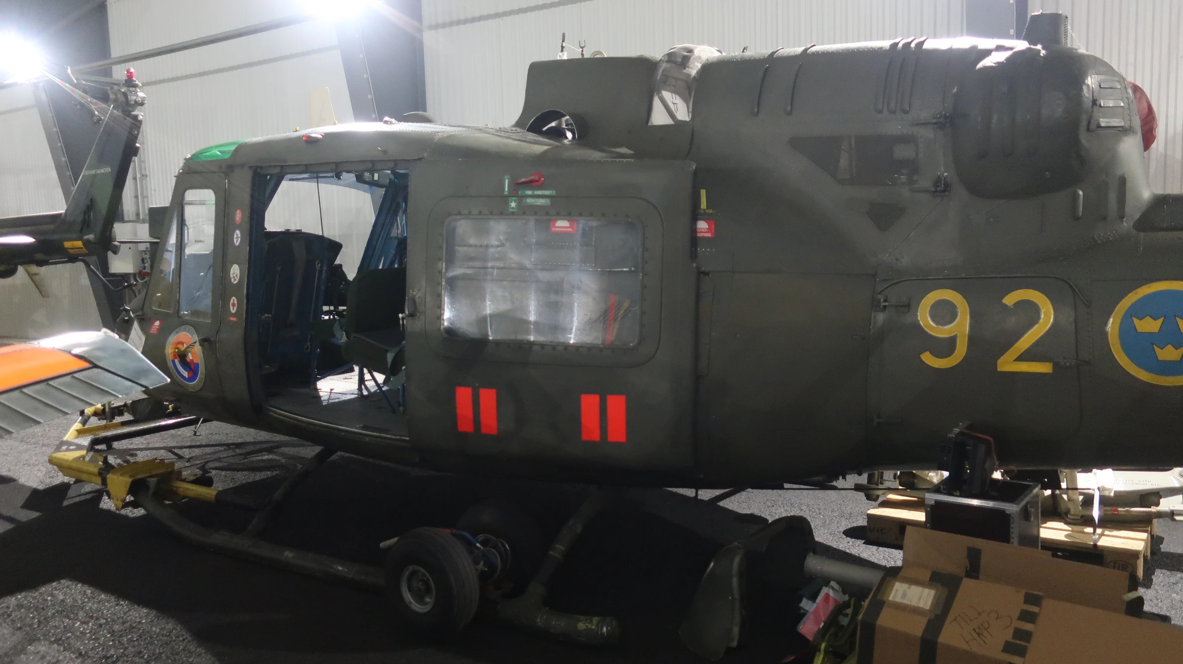 Augusta bell 204 hkp3b flygvapenmuseum