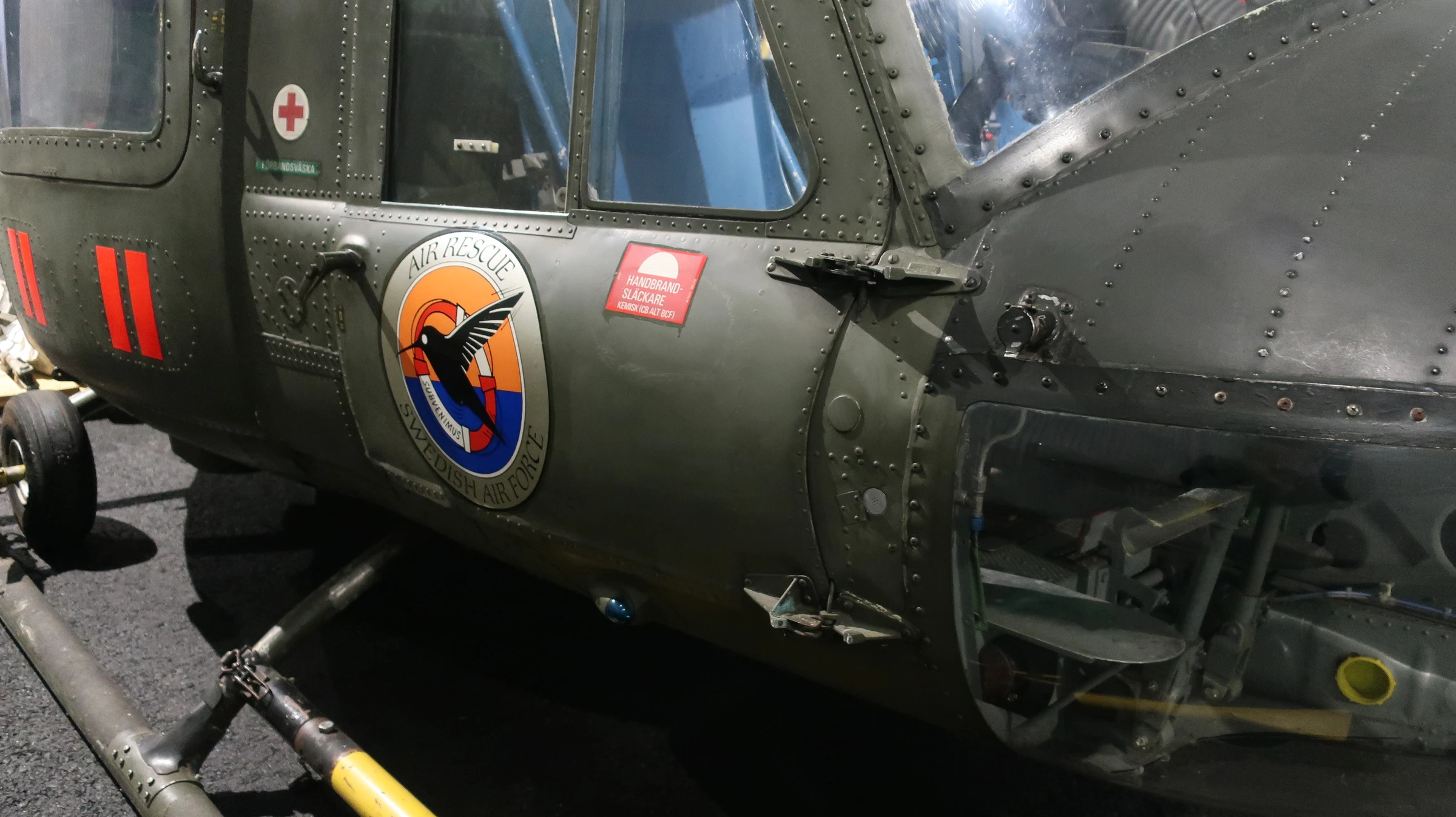 Augusta bell 204 hkp3b flygvapenmuseum