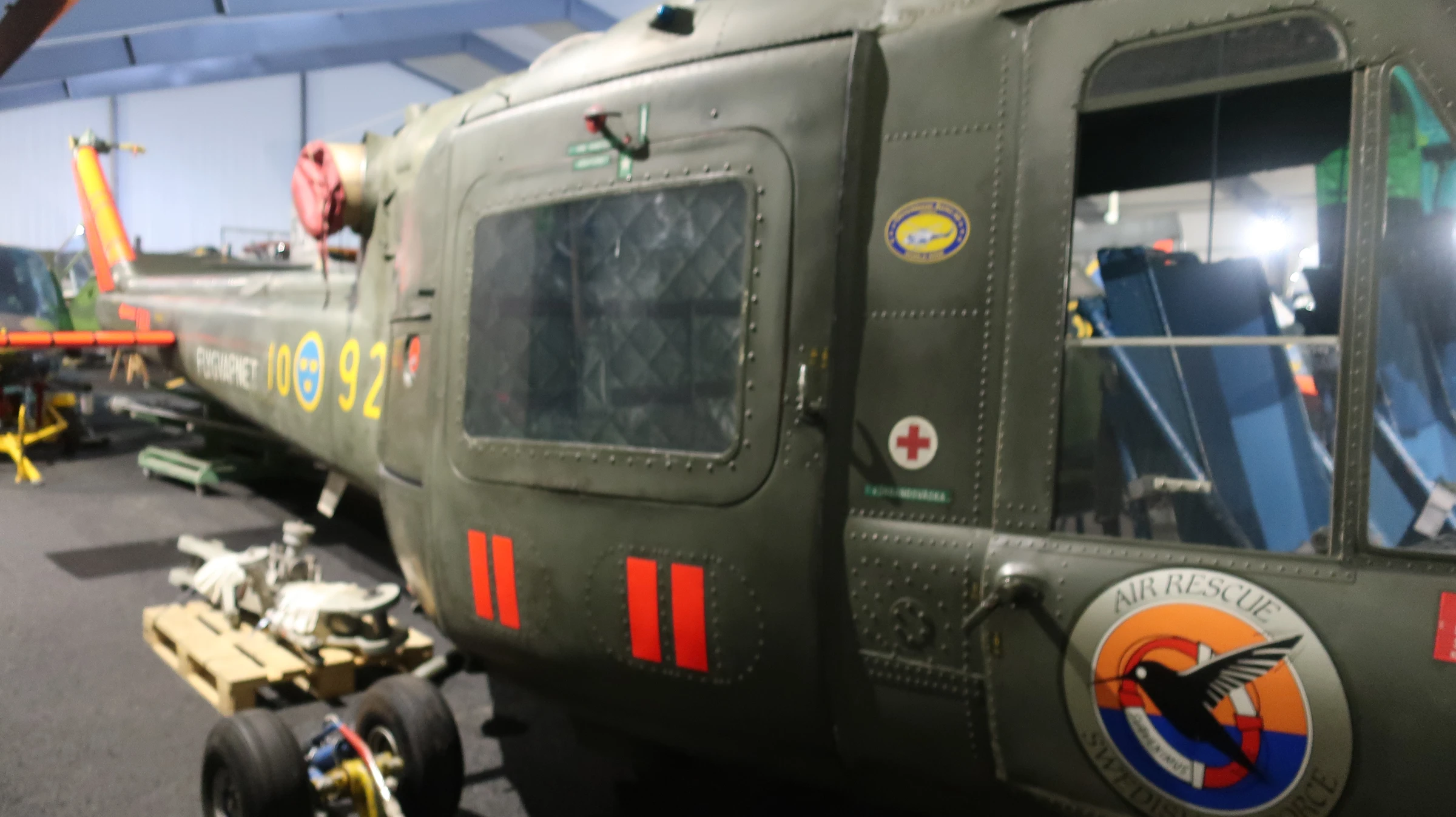 Augusta bell 204 hkp3b flygvapenmuseum