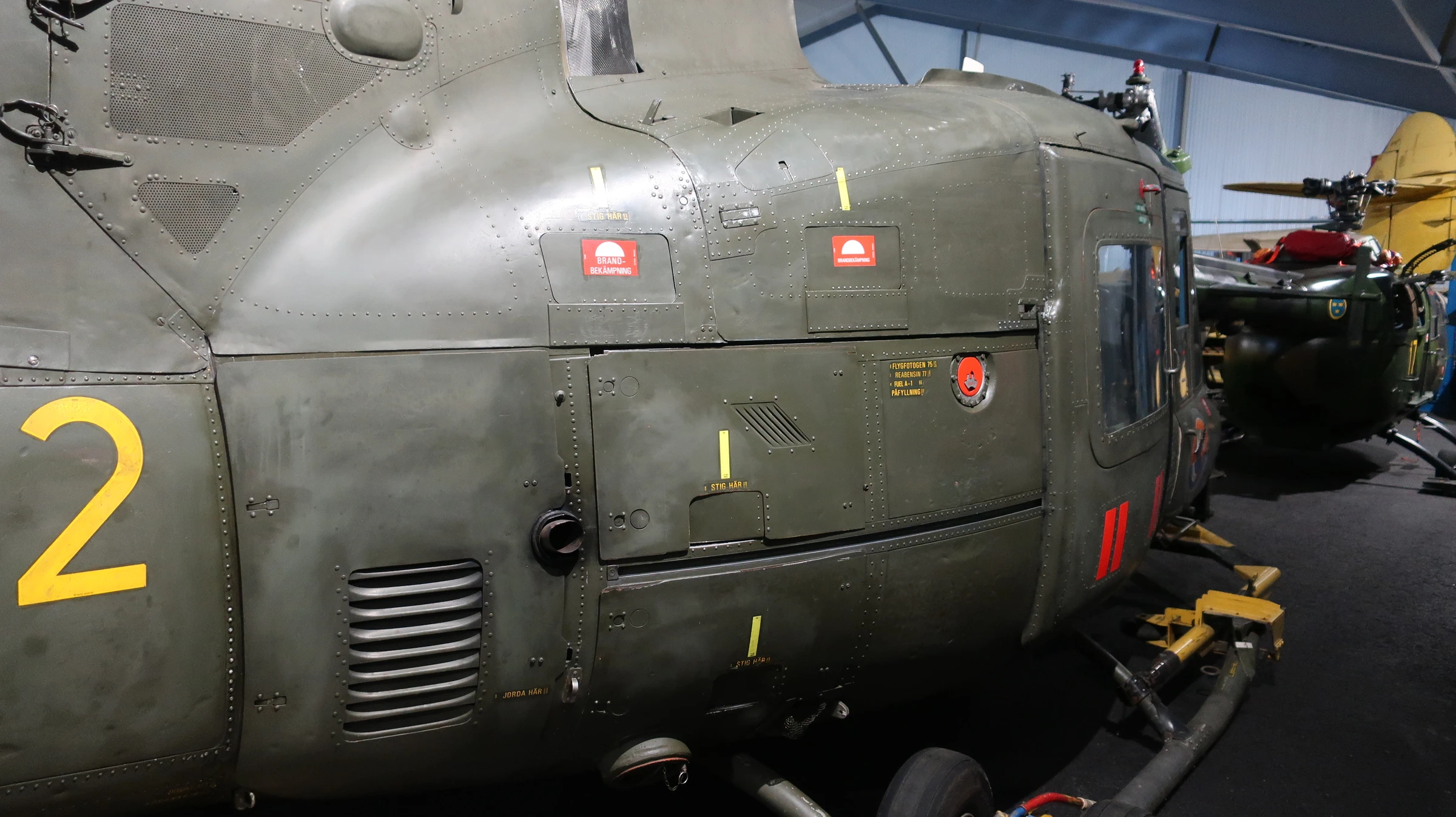 Augusta bell 204 hkp3b flygvapenmuseum