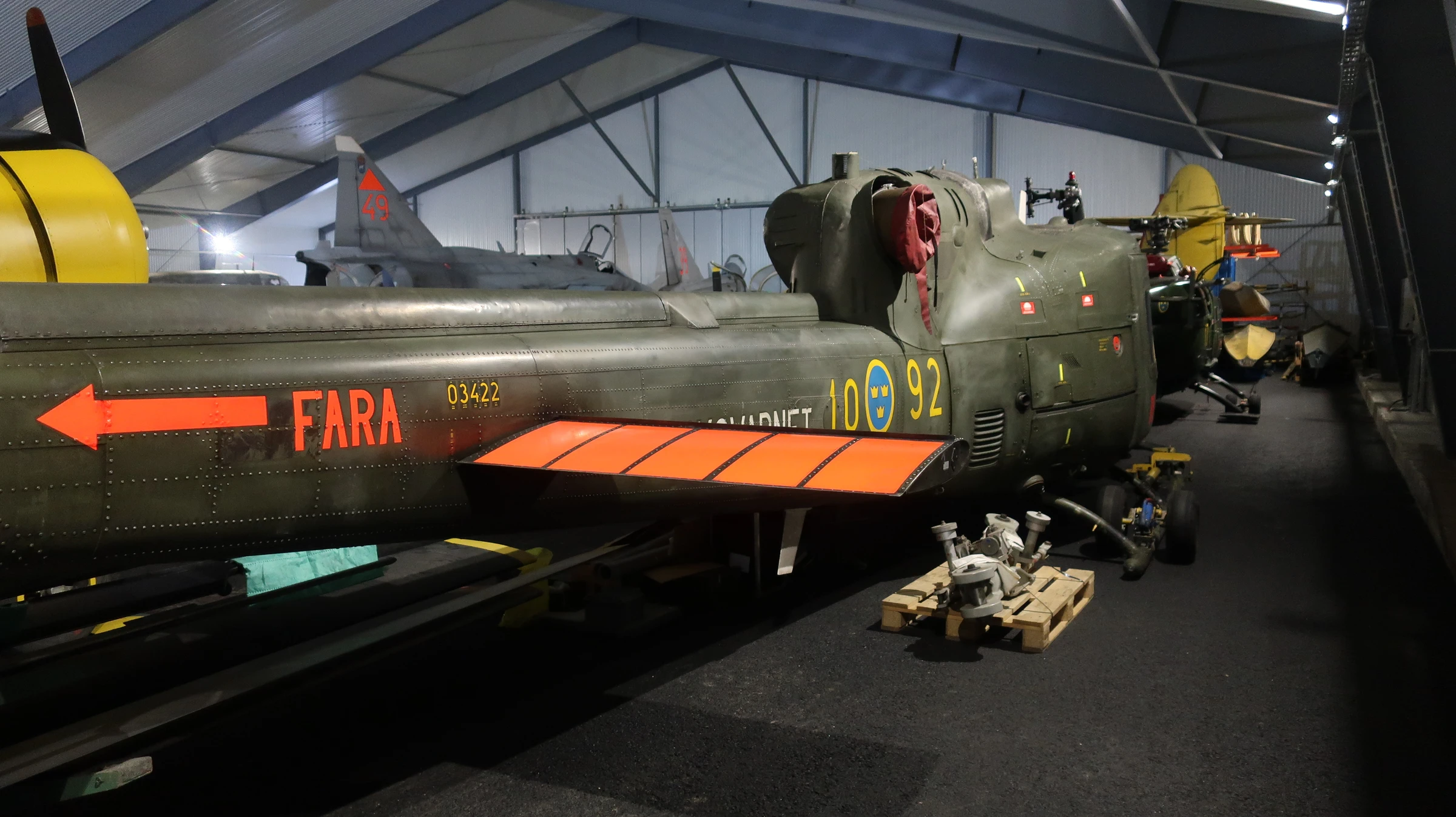 Augusta bell 204 hkp3b flygvapenmuseum