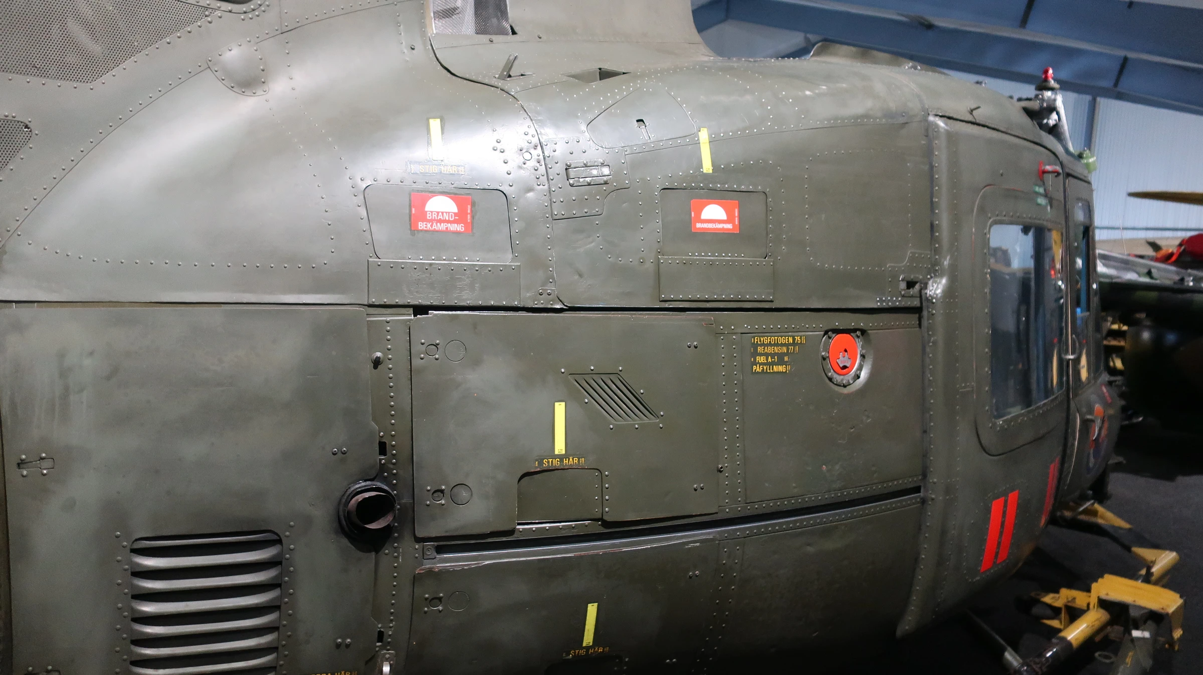 Augusta bell 204 hkp3b flygvapenmuseum