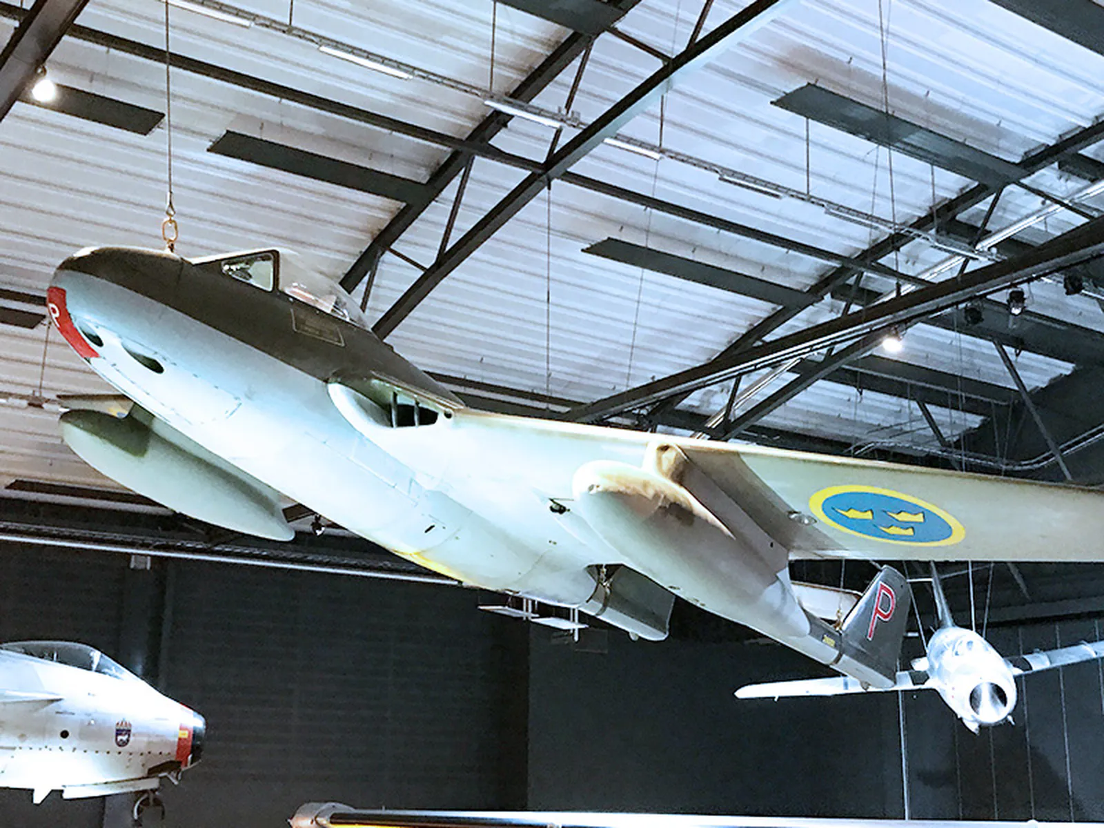 De Havilland DH 100 Vampire Mk.1 Flygvapenmuseum front