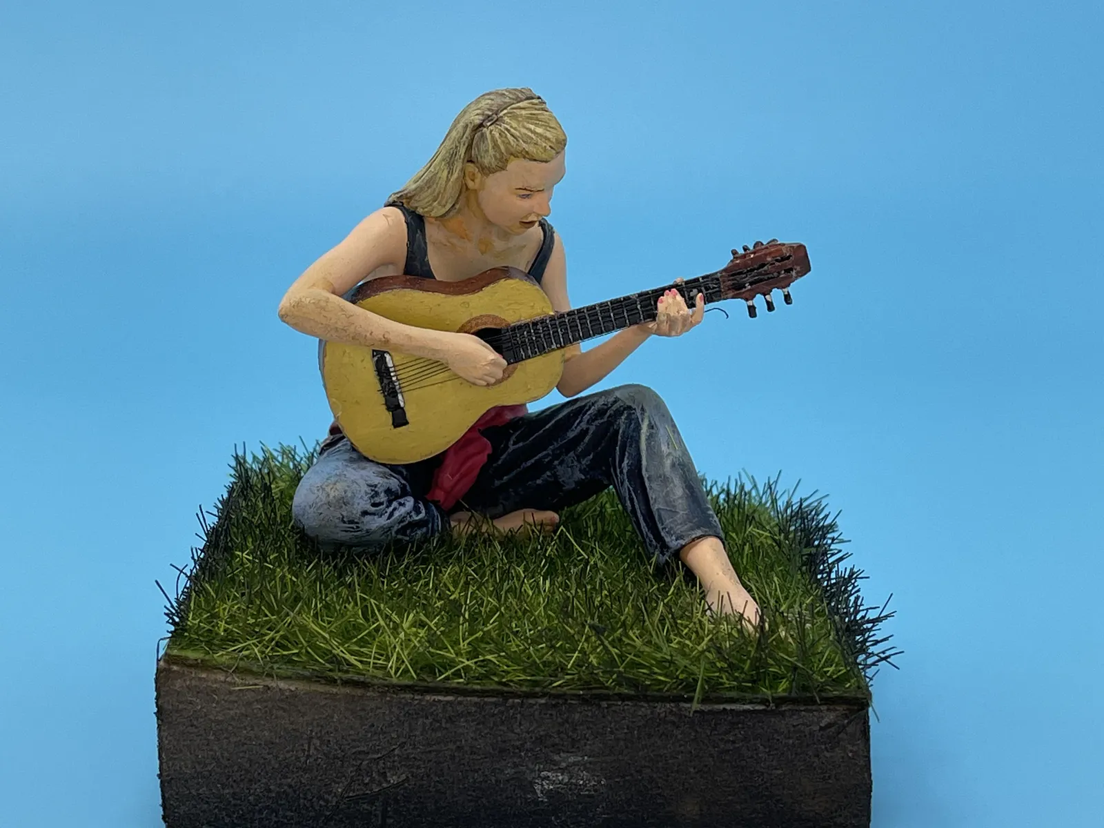 Girl with A Guitar Front