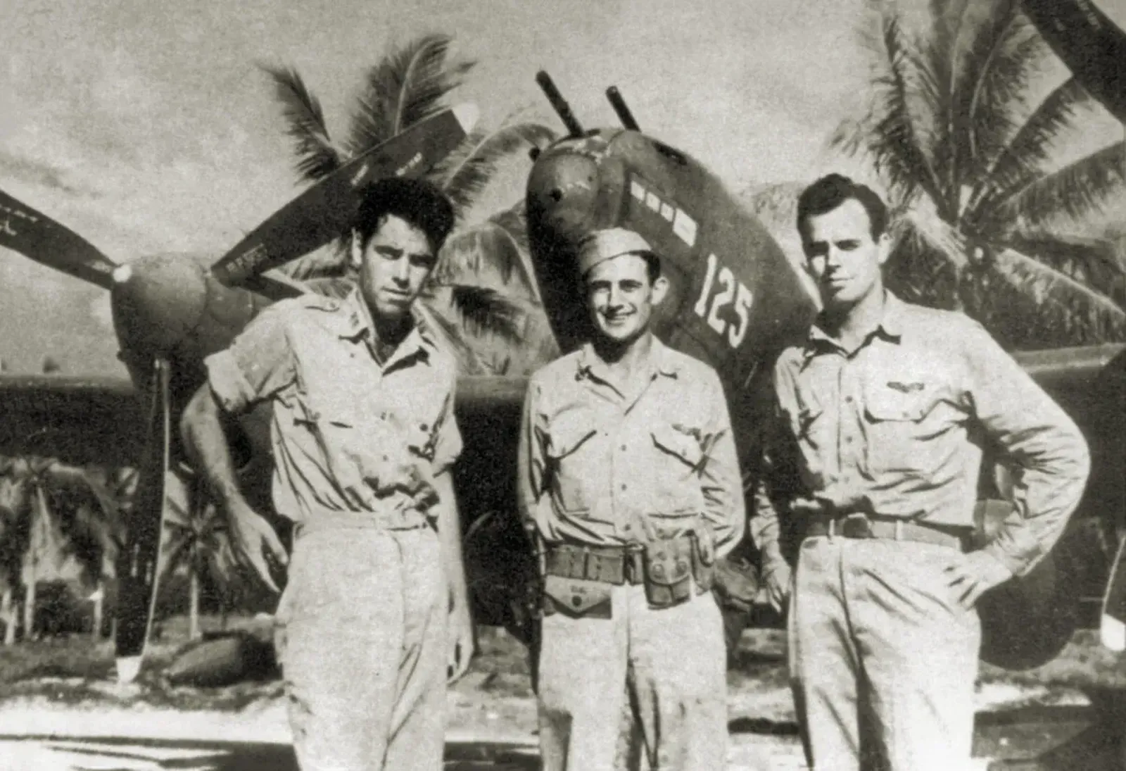 Tom Lanphier, Besby Holmes, and Rex Barber
